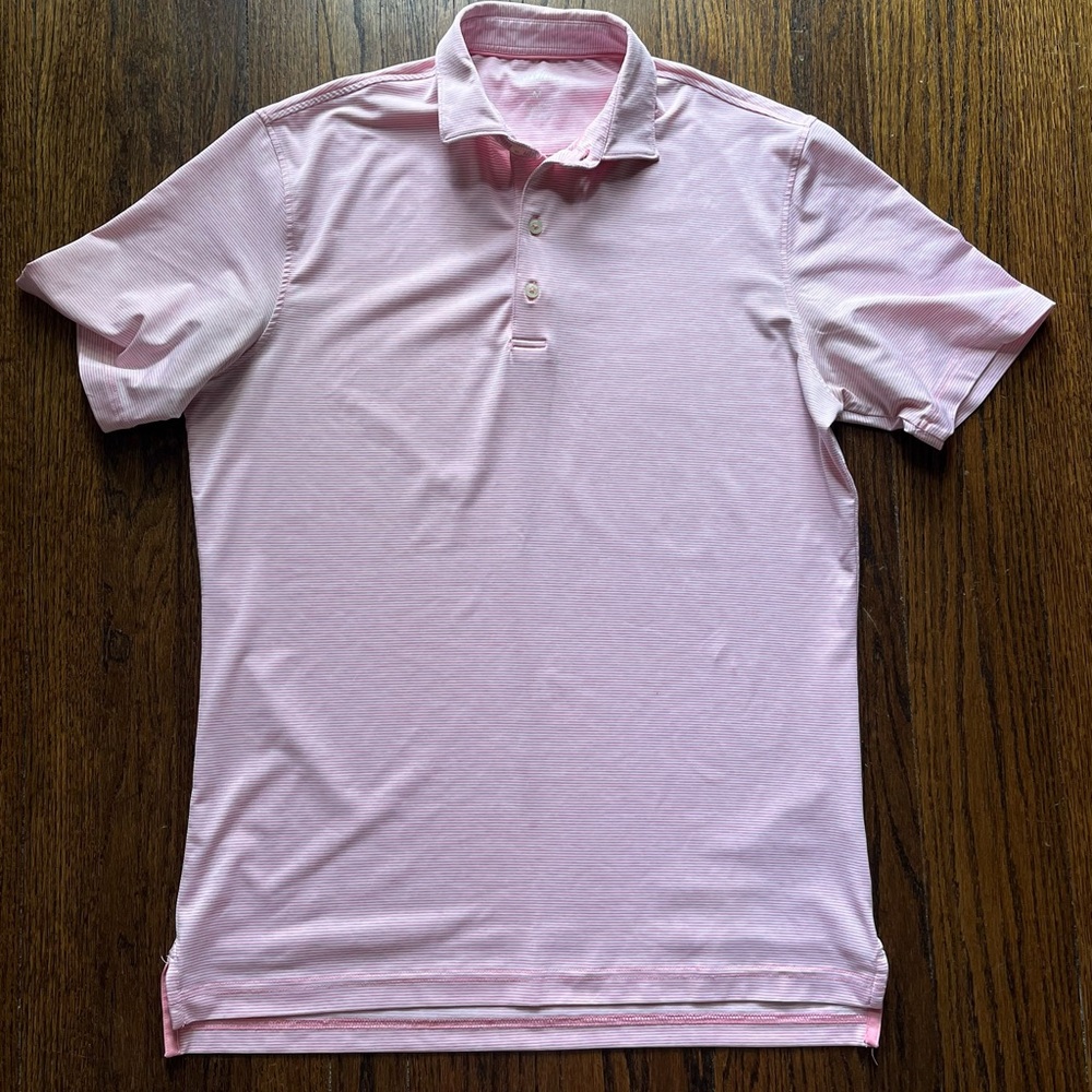 johnnie-O Light Pink Polo Shirt